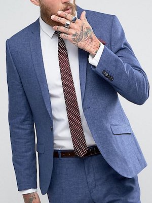 Men's Blue Suit