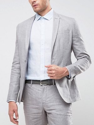 Men's Light Grey Suit