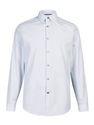 Men's Light Grey Formal Shirt