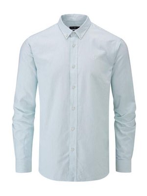 Men's Light Green Formal Shirt