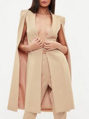Missguided Longline Cape Blazer