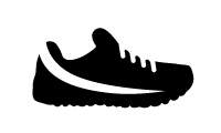 Women's White Trainers Icon