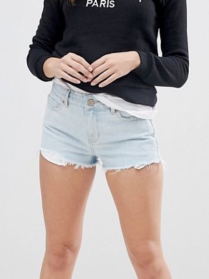 Women's ASOS Mid-Rise Denim Shorts