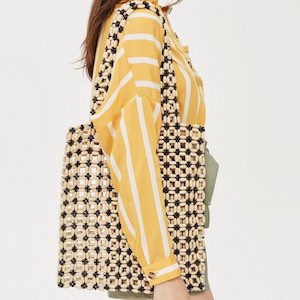 Topshop Aruba Beaded Tote Bag