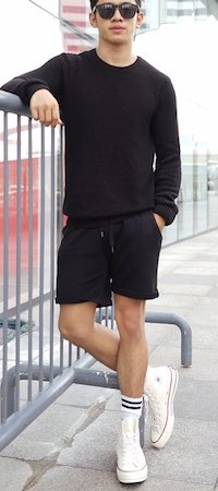 white converse male