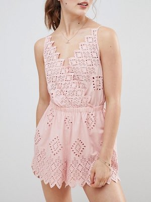 Seafolly Broderie Beach Playsuit