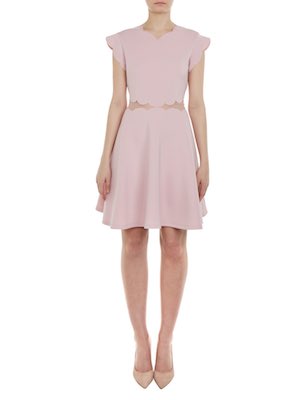 Ted Baker Pink Scallop Dress