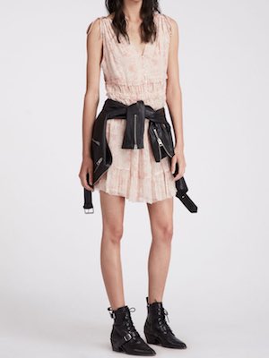 AllSaints Light Pink Annie Lanai Dress