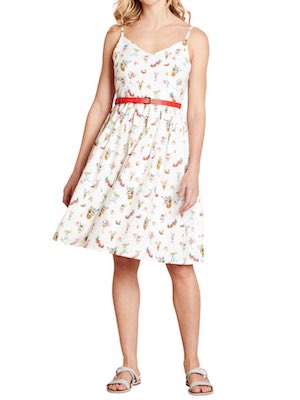 Yumi Cocktail Print Dress