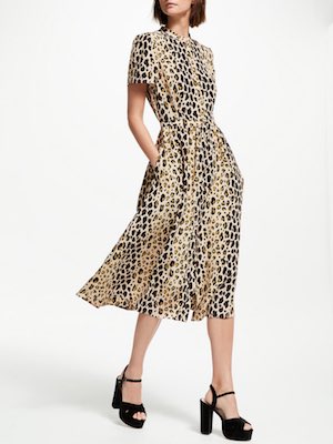 Alice Temperley Leopard Print Shirt Dress