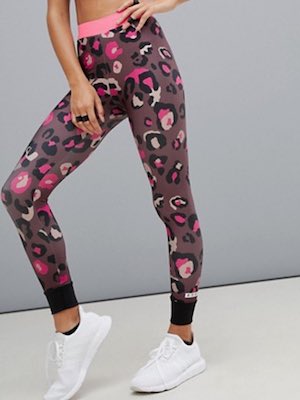 ASOS 4505 Leopard Print Gym Leggings