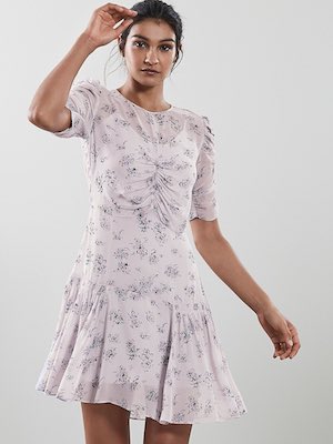 Reiss Rae Ditsy Print Tea Dress