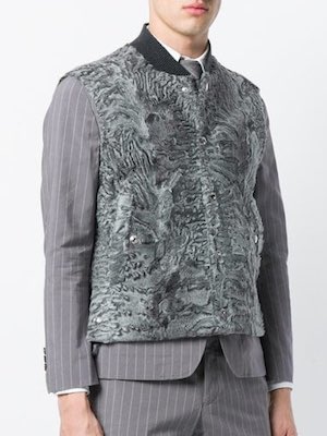 Thom Browne Dyed Fur Vest