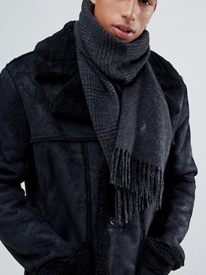 Men's Ralph Lauren Check Wool Scarf