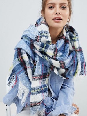 Women's Monki Check Scarf