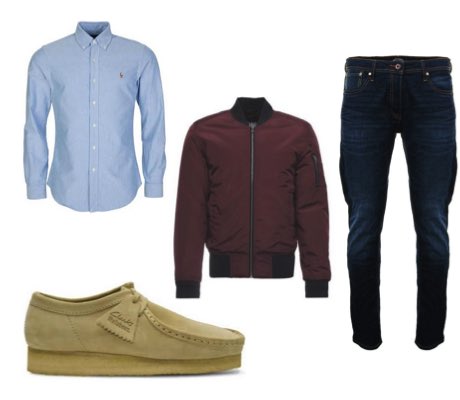 clarks wallabees mens fashion