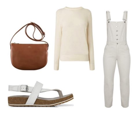 white dungarees womens