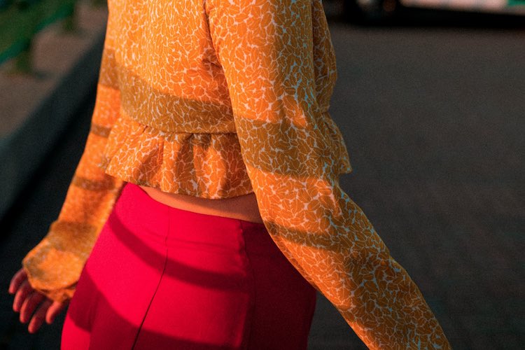 How to Wear: Red Trousers in Autumn