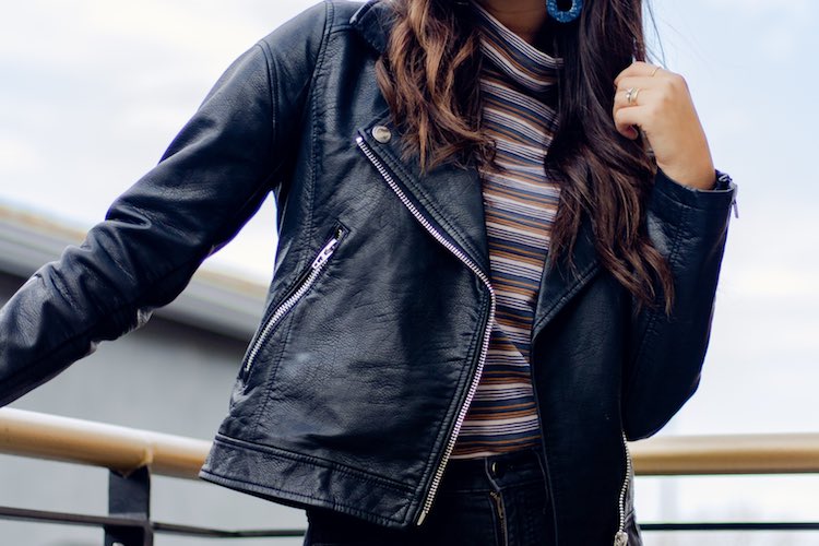 Matte faux-leather loose biker jacket | Noisy May | Women's Jackets | Simons-atpcosmetics.com.vn