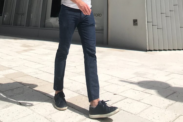 dark navy chinos mens