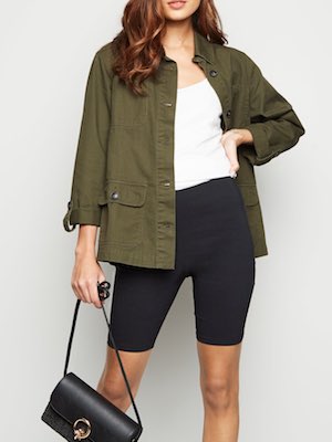 Women's New Look Black Stretch Cycling Shorts