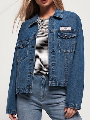 Women's Superdry Denim Trucker Jacket