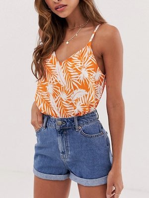 Women's ASOS Leaf Print Cami