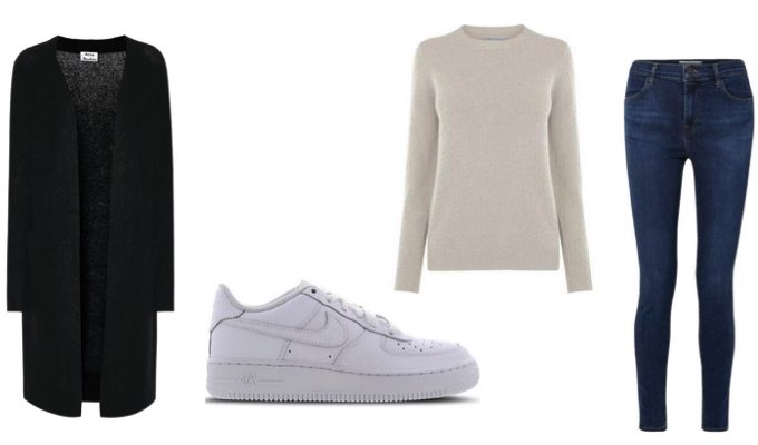 Women's Kimono Winter Outfit Idea
