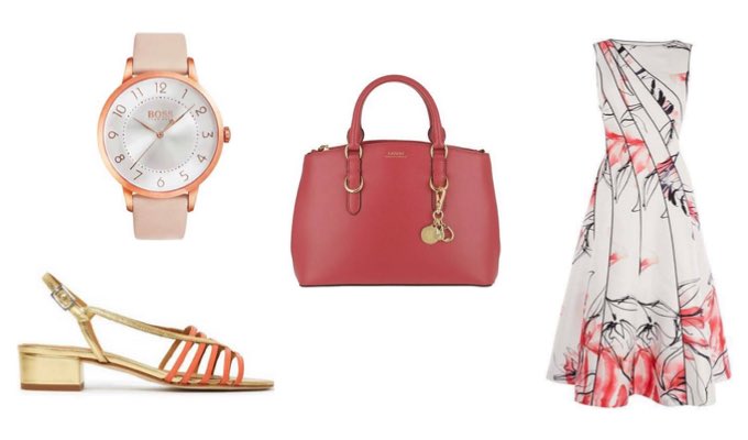 Women's Summer Dress Wedding Guest Outfit Idea