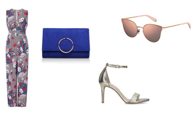 Women's Summer Jumpsuit Wedding Guest Outfit Idea