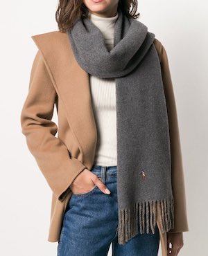Women's Ralph Lauren Oversized Wool Scarf