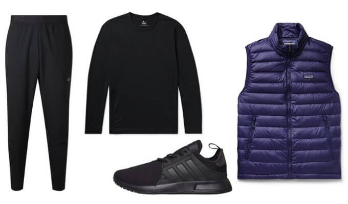 Men's Activewear Gilet Outfit with Joggers