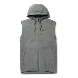 Men's Grey Nike Hooded Gilet