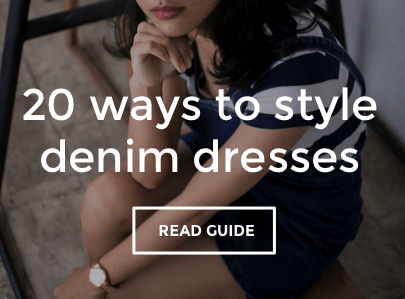 How To Wear A Denim Dress