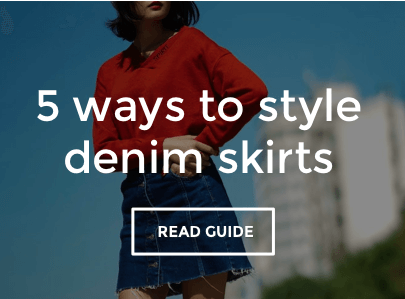 Women's Denim Skirts Style Guide