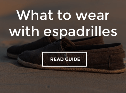 What To Wear With Men's Espadrilles