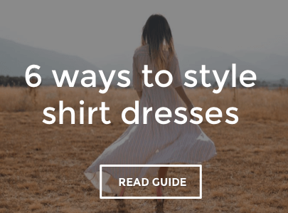 How to Style Shirt Dresses